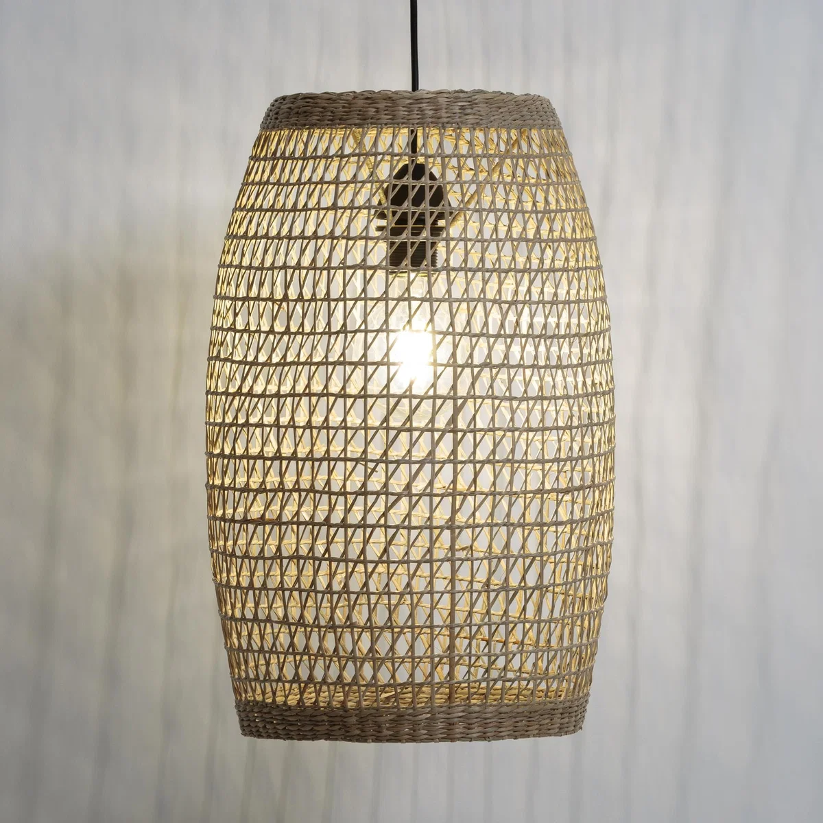 Makita 30cm Diameter Woven Straw Ceiling Light Shade – image 2