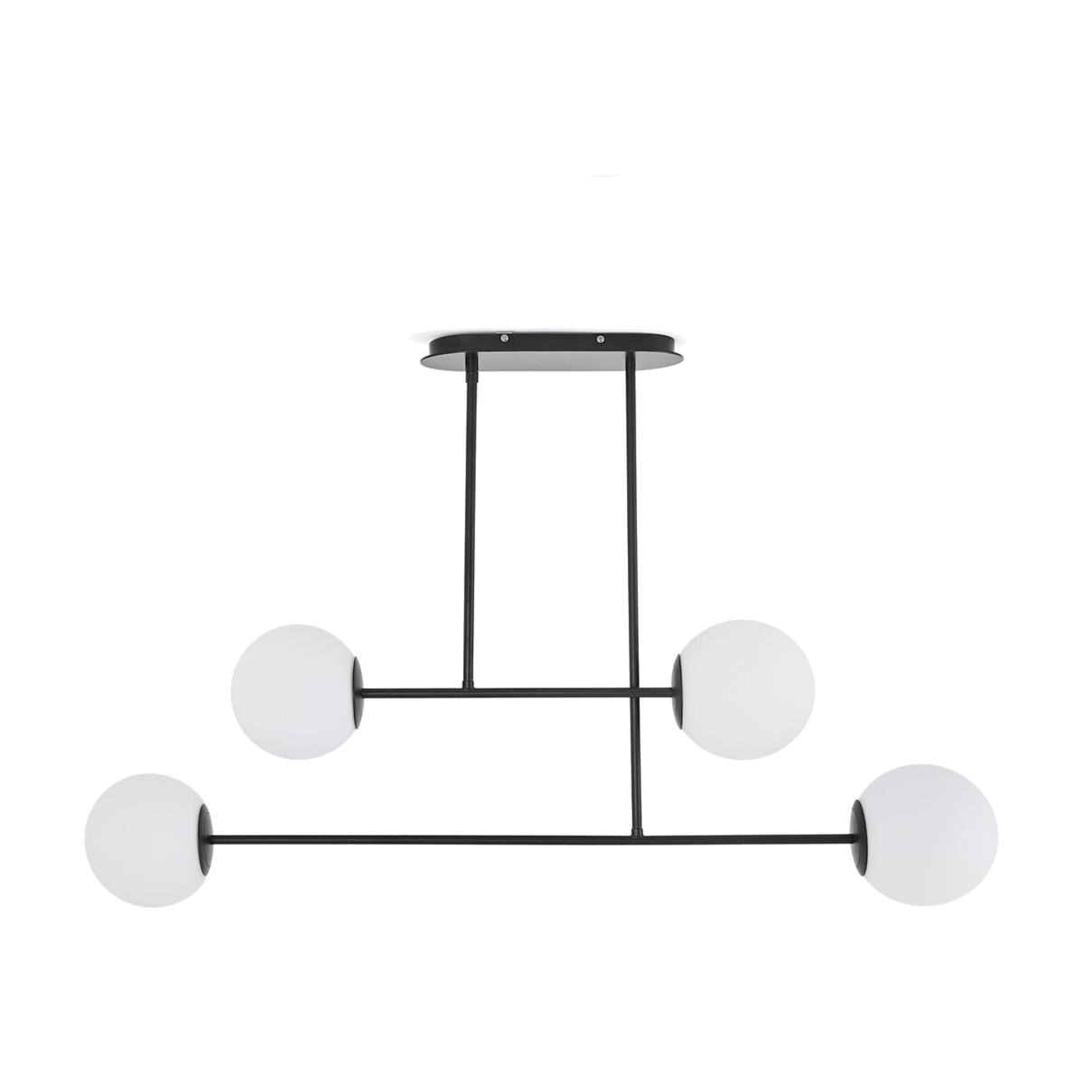 Atea Metal & Opaline Glass Ceiling Light – image 1