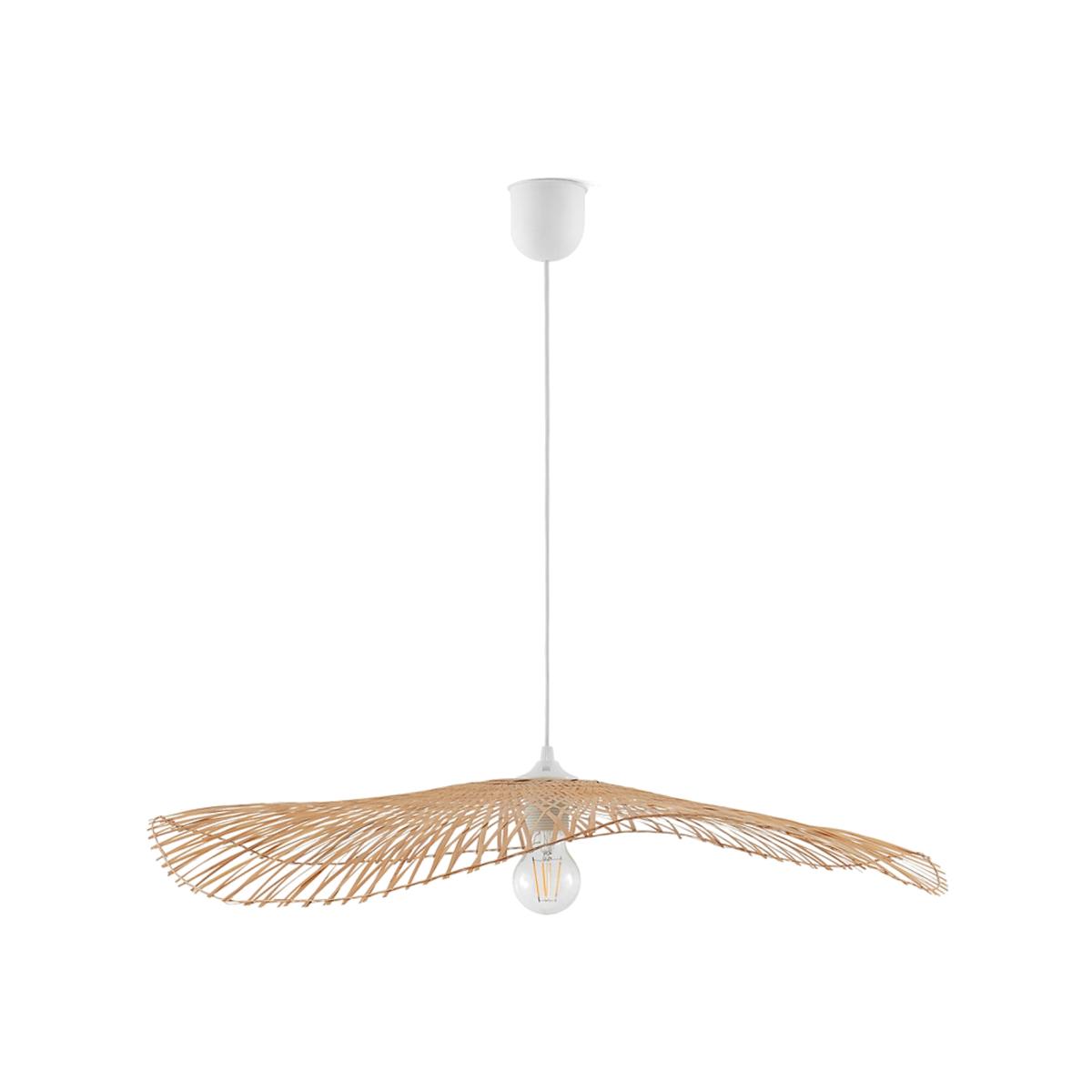 Ezia Bamboo Lightweight 70cm Diameter Ceiling Light Shade – image 1