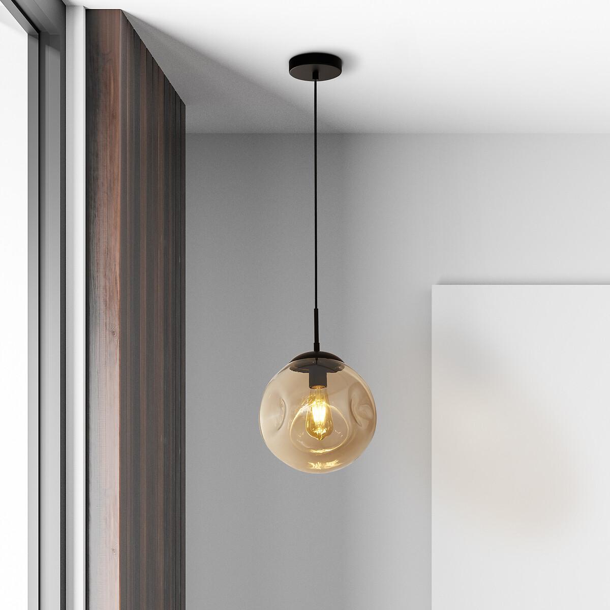 Hammered Glass Pendant Light – image 1
