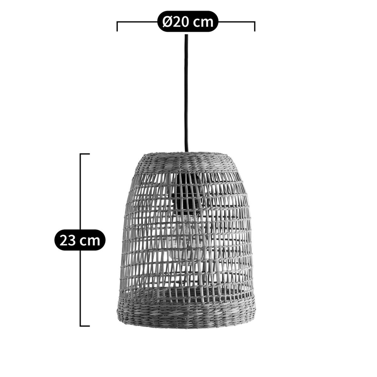 Makita 20cm Diameter Wicker Ceiling Lightshade – image 10