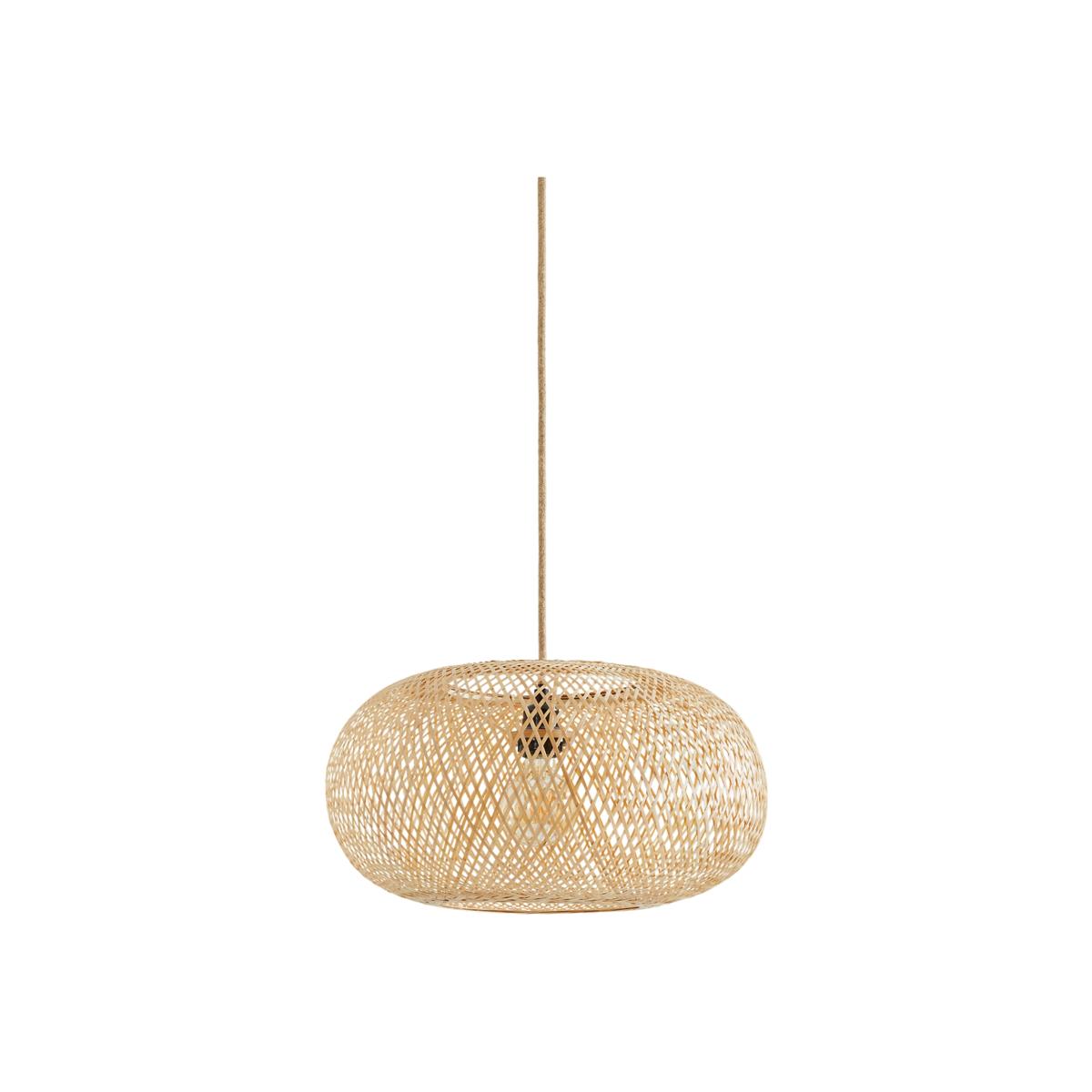 Ezia Bamboo 45cm Diameter Ceiling Light Shade – image 1