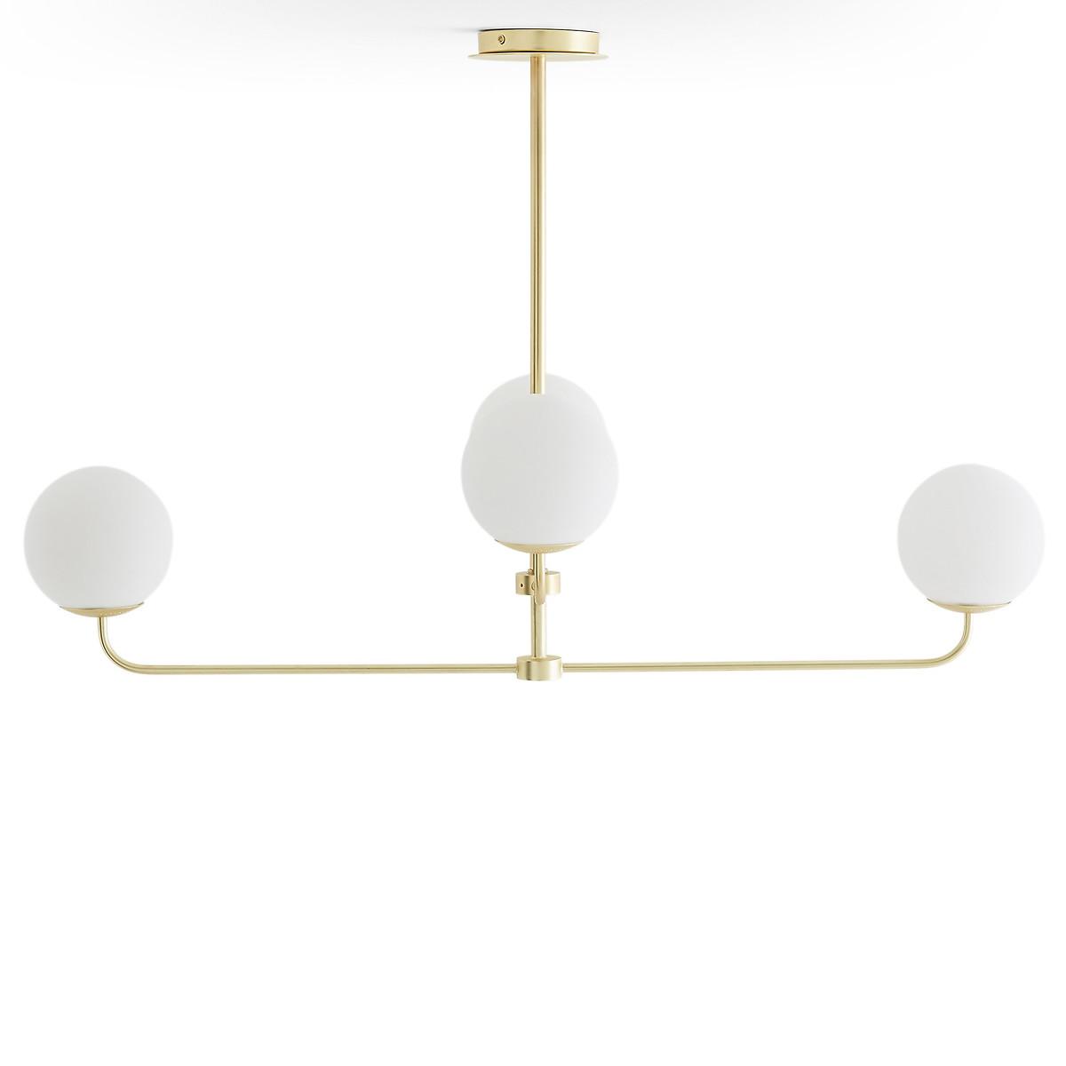 Moricio Opaline & Brass Ceiling Light – image 3