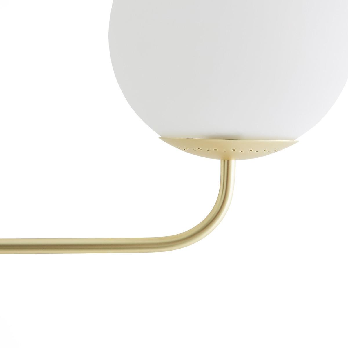 Moricio Opaline & Brass Ceiling Light – image 4