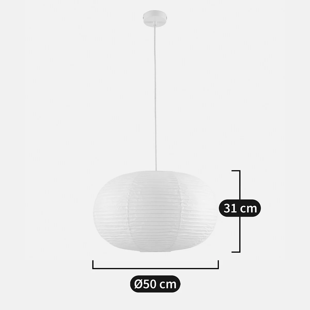 Lunea Rice Paper Ball Ceiling Light with Diameter 50cm – image 6