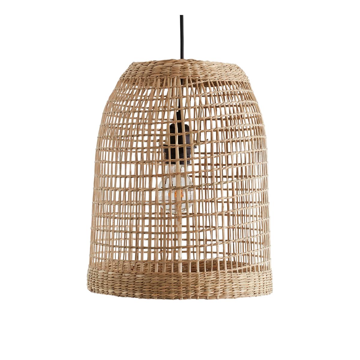 Makita 28cm Diameter Woven Grass Ceiling Light – image 1