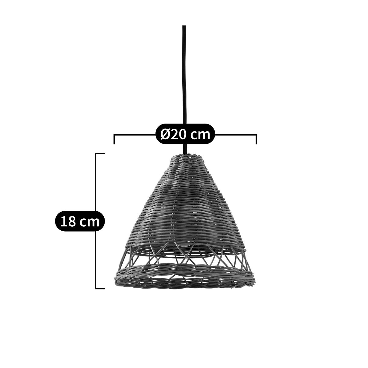 Alaya 20cm Diameter Rattan Ceiling Light – image 12