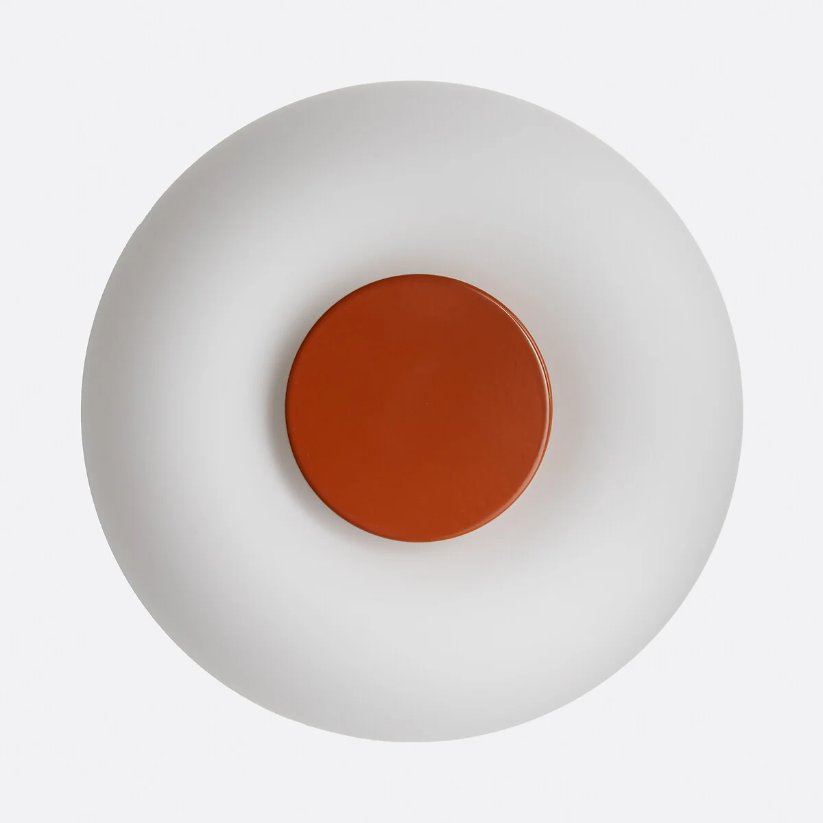 Omer Wall Or Ceiling Light in Iron and Opaline Glass, Diameter 21.5cm – image 5