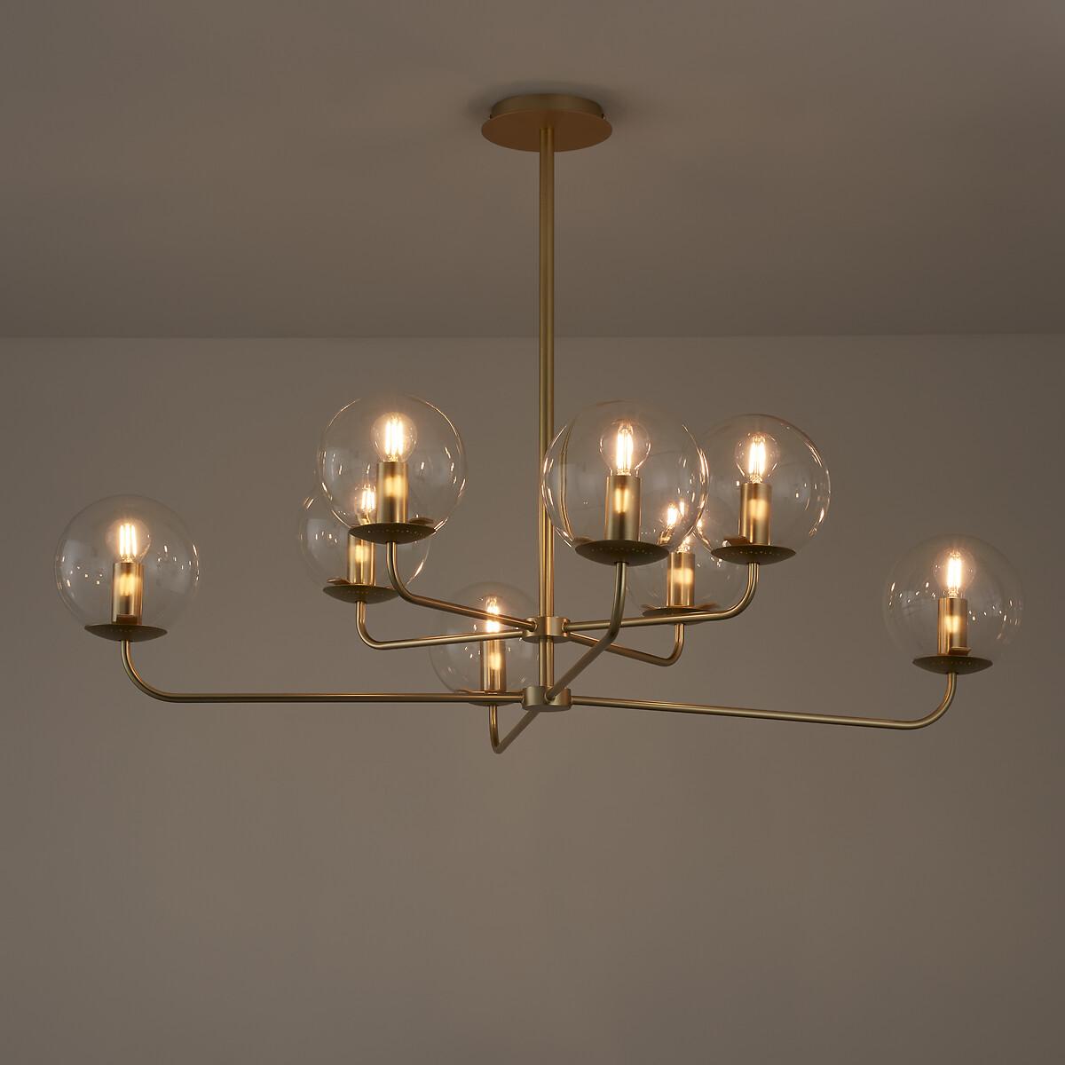 Moricio Brass and Glass Pendant Ceiling Light – image 2