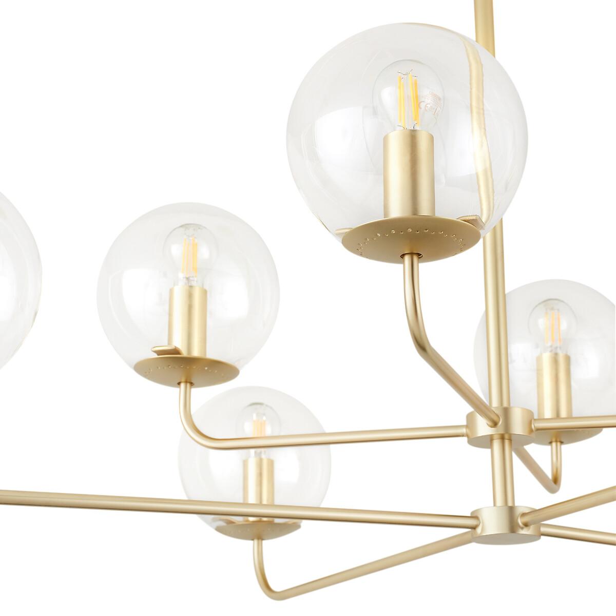 Moricio Brass and Glass Pendant Ceiling Light – image 3