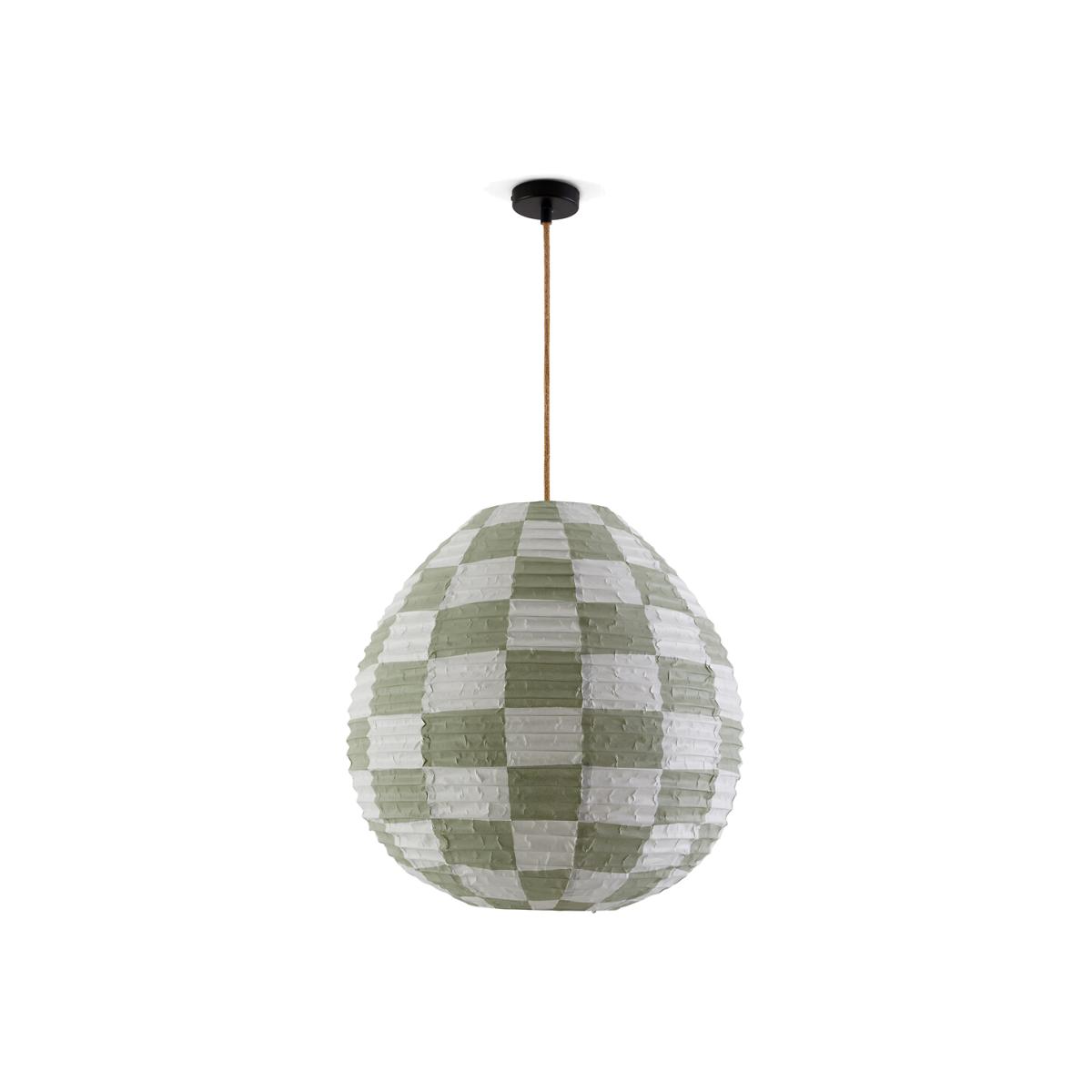 Danito 55cm Diameter Checkerboard Globe Ceiling Light – image 1