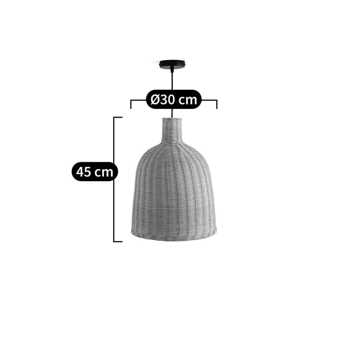Isao Rattan Pendent Light – image 5