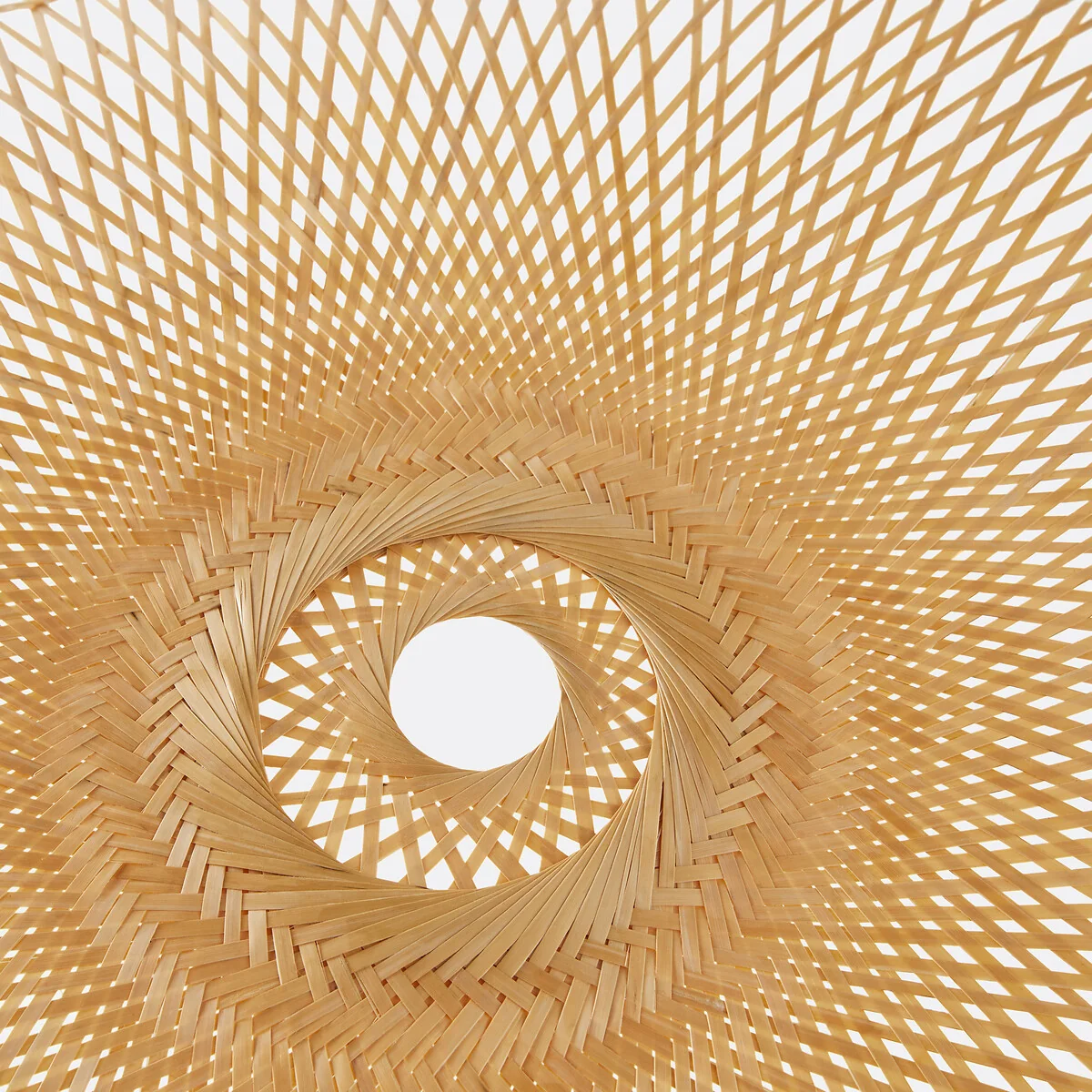 Ezia Bamboo Lightweight 70cm Diameter Ceiling Light Shade – image 4