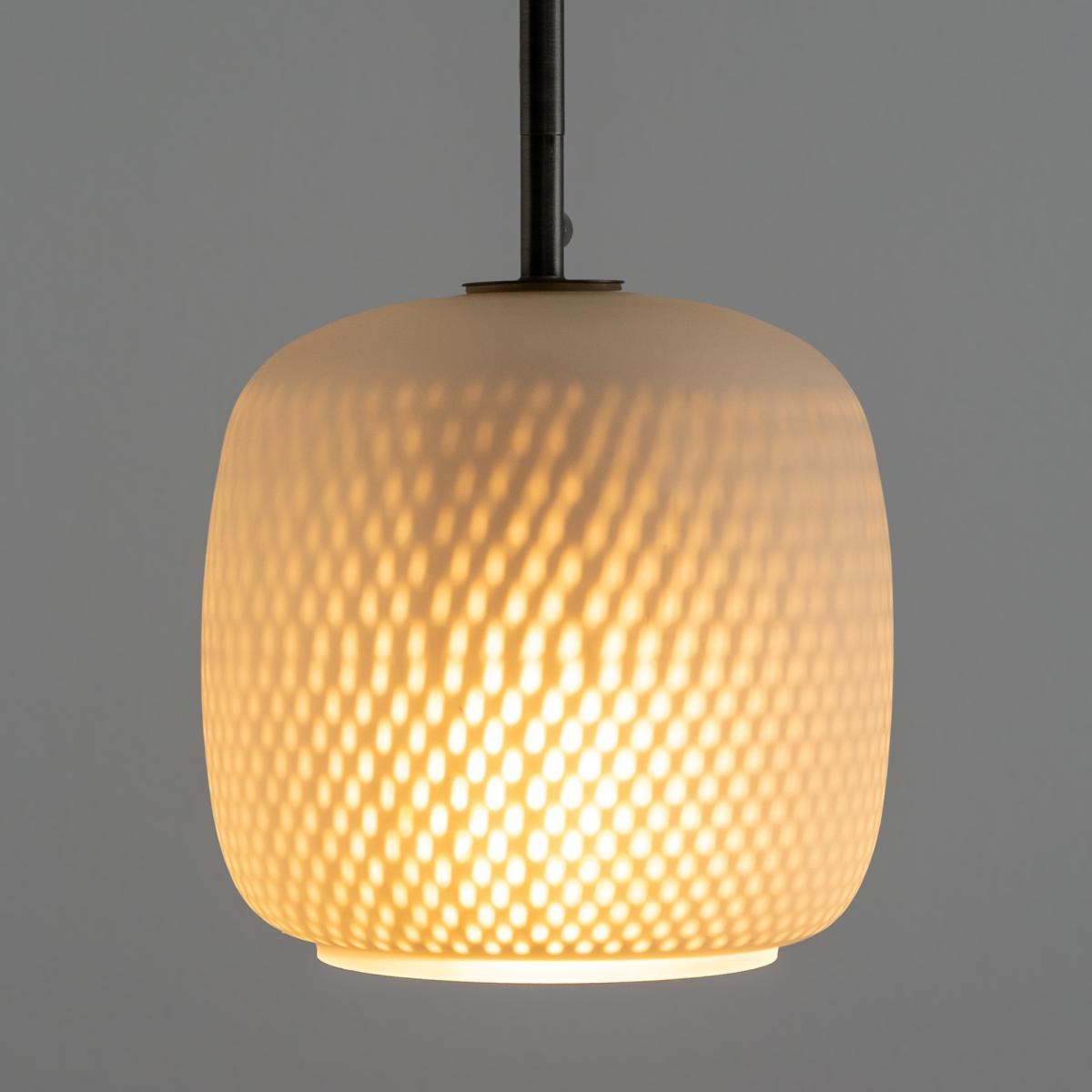 Misuto Contemporary Ceiling Pendant Light by E. Gallina in Glass & Metal – image 4