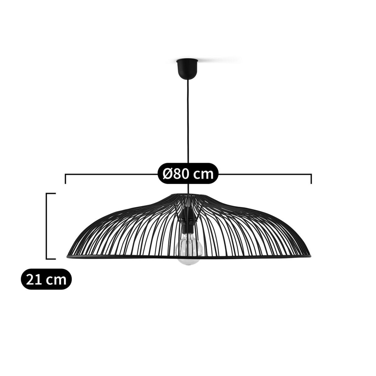 Filia 80cm Metal Wire Ceiling Light – image 3