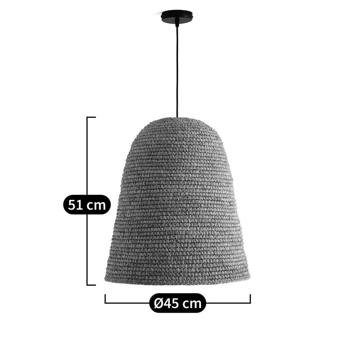 Enya Woven Raffia Ceiling Light – image 6