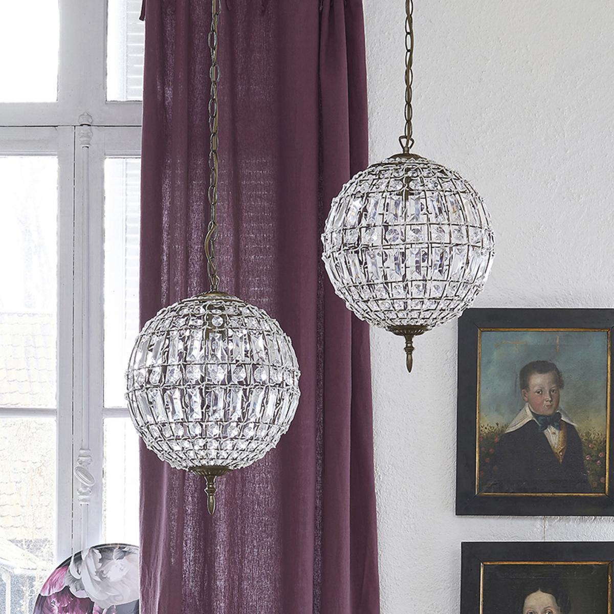 Haru Globe Pendant Light with Tassels – image 4