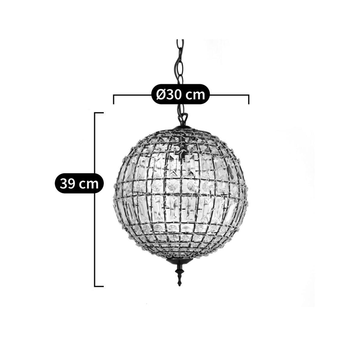 Haru Globe Pendant Light with Tassels – image 5