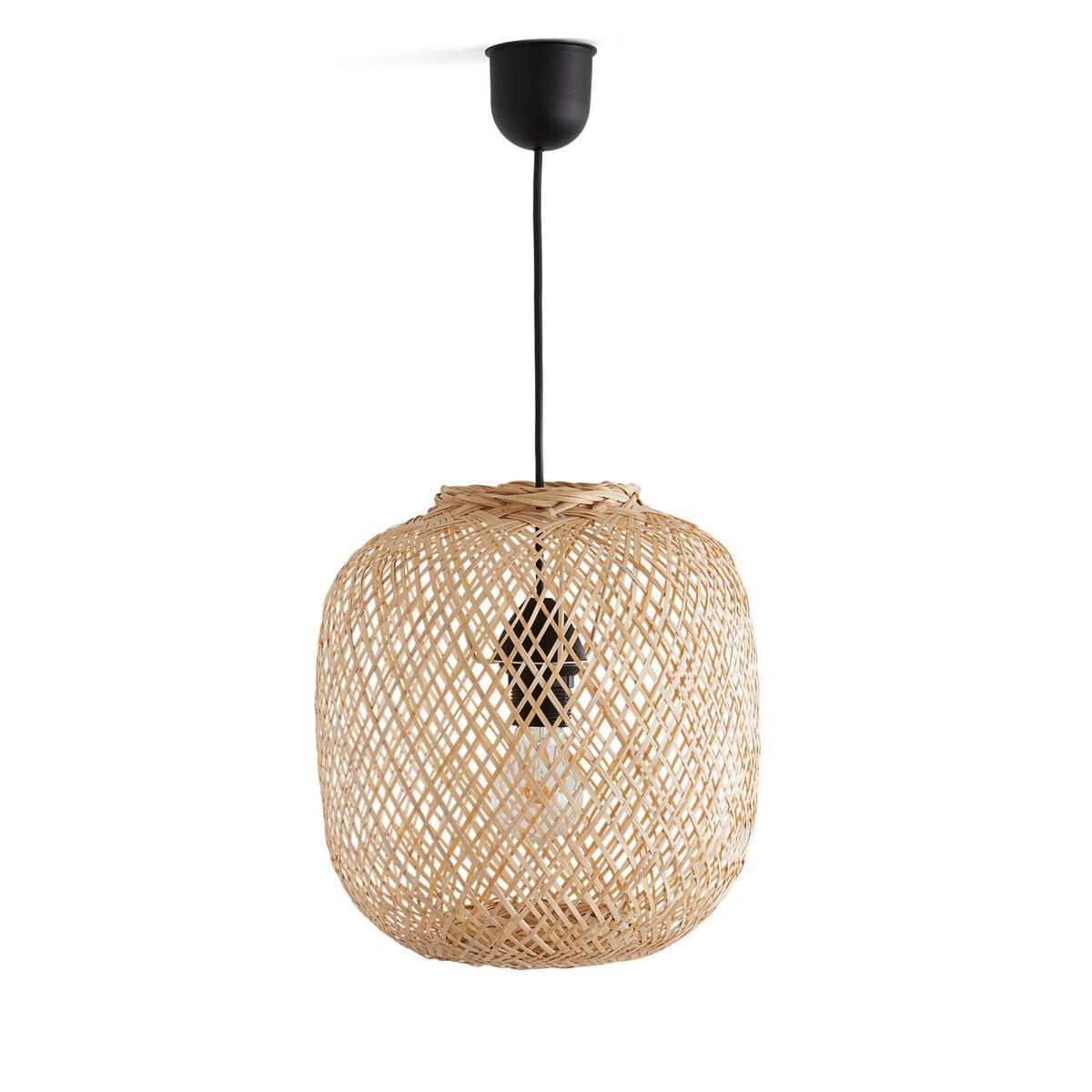 Ezia Round Bamboo Hanging Light, Diameter 33cm – image 3