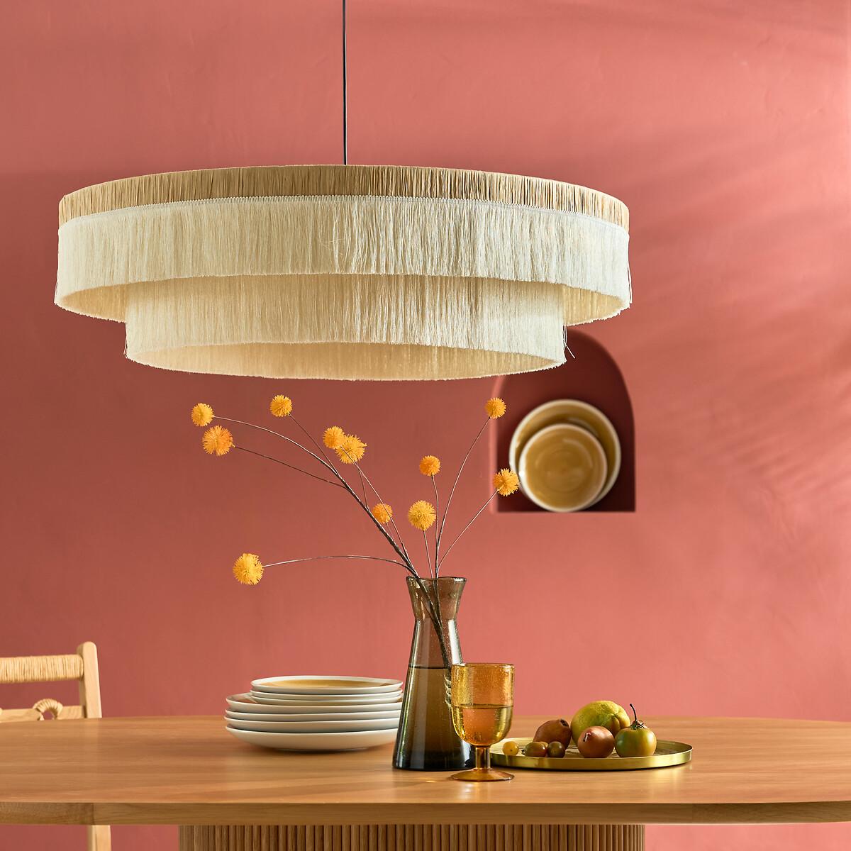 Signatures Kavi 86cm Diameter Fringed Raffia Ceiling Light – image 7