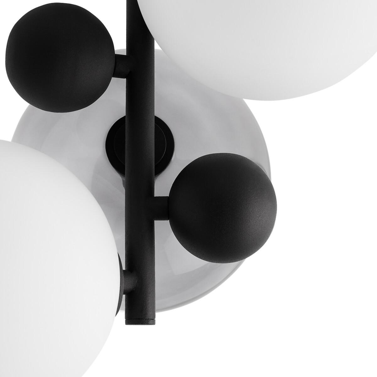 Bullesco Smoked Glass and Metal Pendant Ceiling Light – image 5