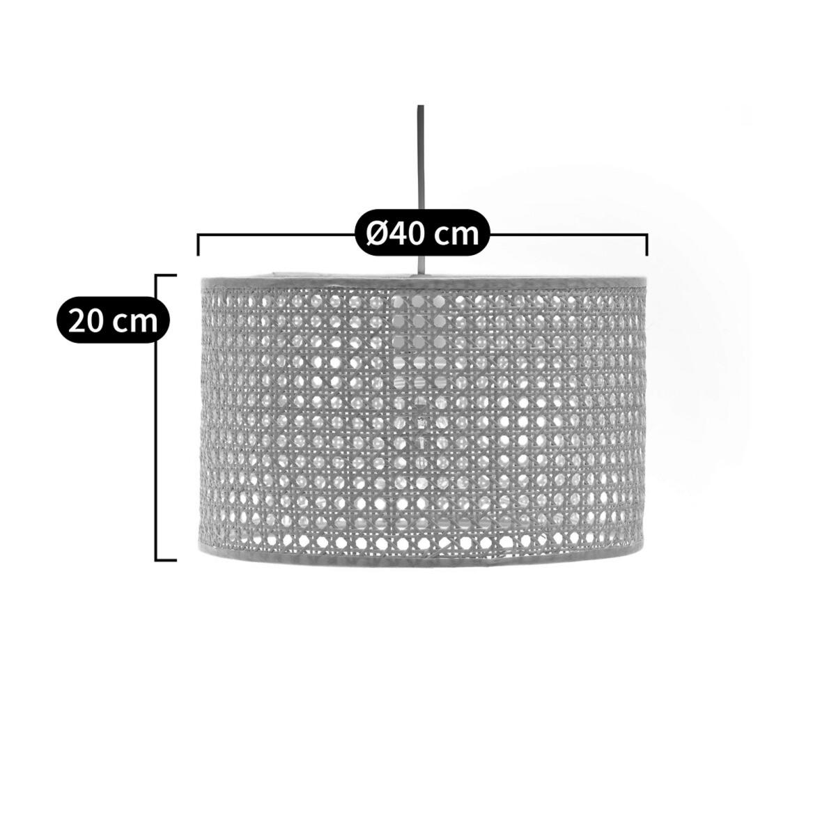 Dolkie 40cm Diameter Cane Ceiling Light Shade – image 5