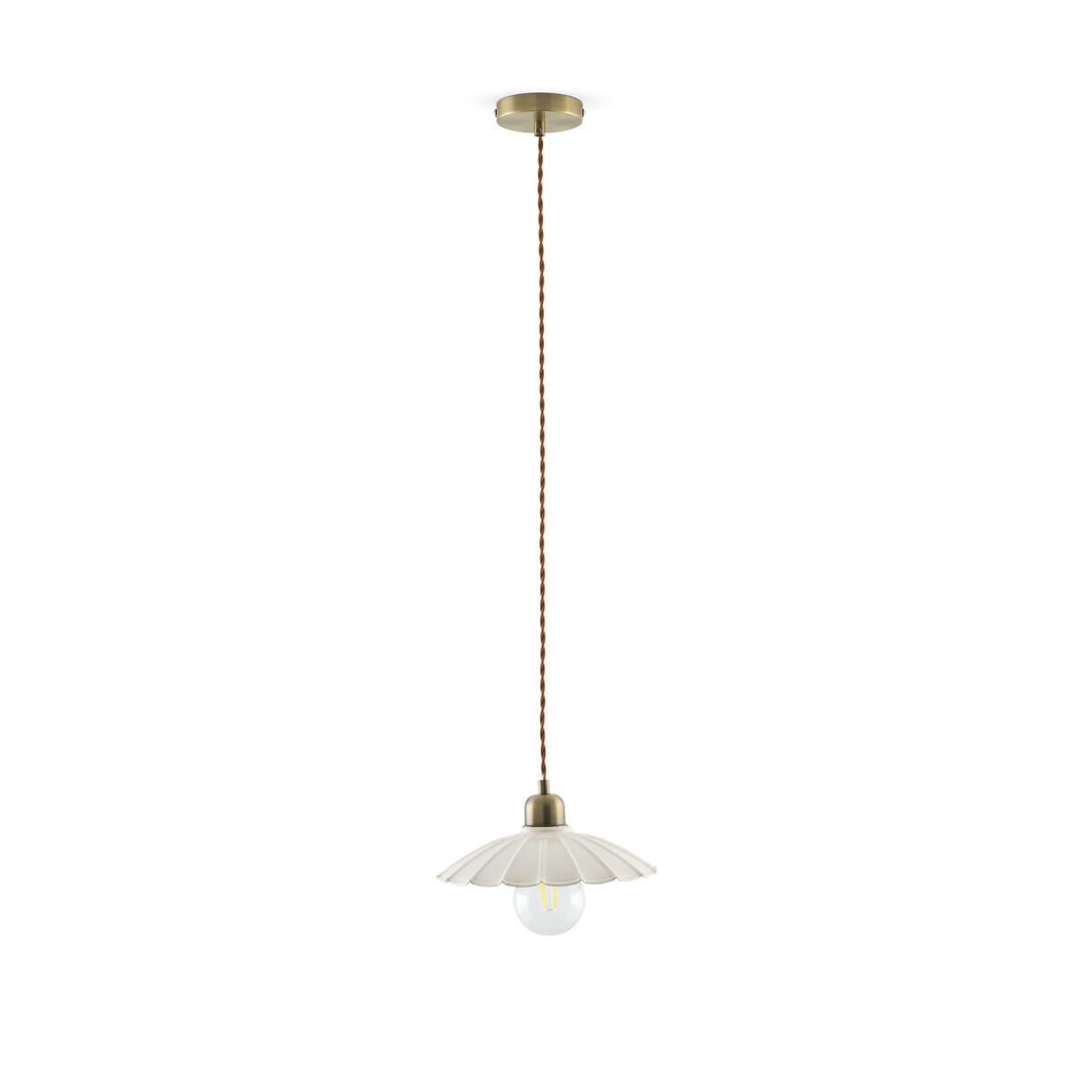 Festonia Scalloped Metal Ceiling Light – image 2