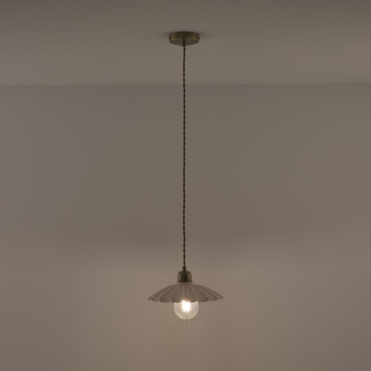 Festonia Scalloped Metal Ceiling Light – image 3