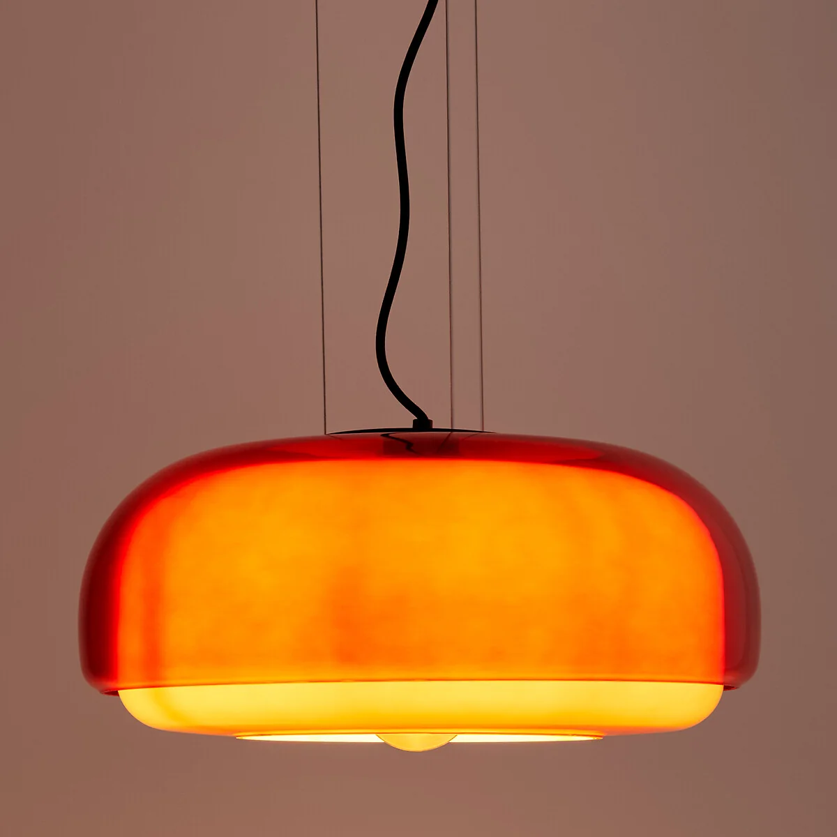 Kinoko 45cm Diameter Coloured Glass Ceiling Light – image 5