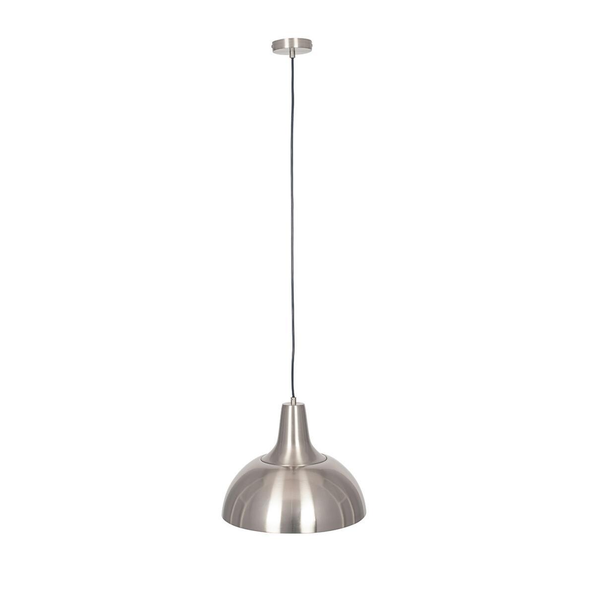 Antique Silver Hand finished Hammered Dome Pendant Ceiling Light – image 4