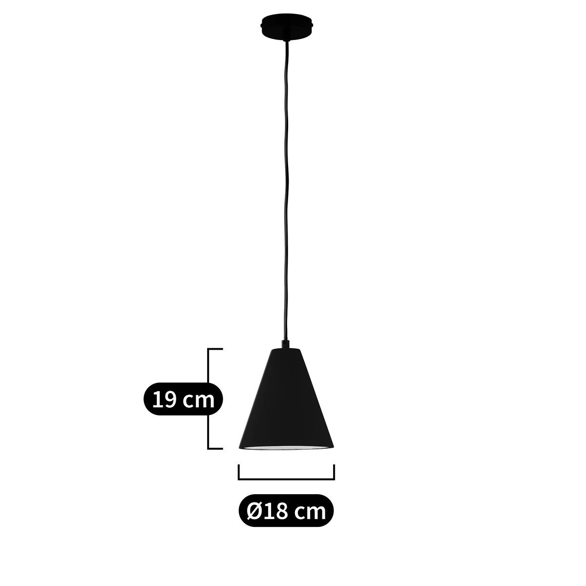 Arida 18cm Diameter Terracotta Concrete Ceiling Light – image 5