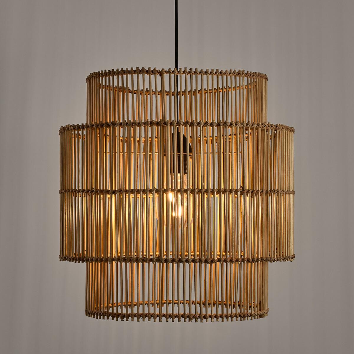 Haya 46cm Diameter Bamboo Ceiling Light Shade – image 2