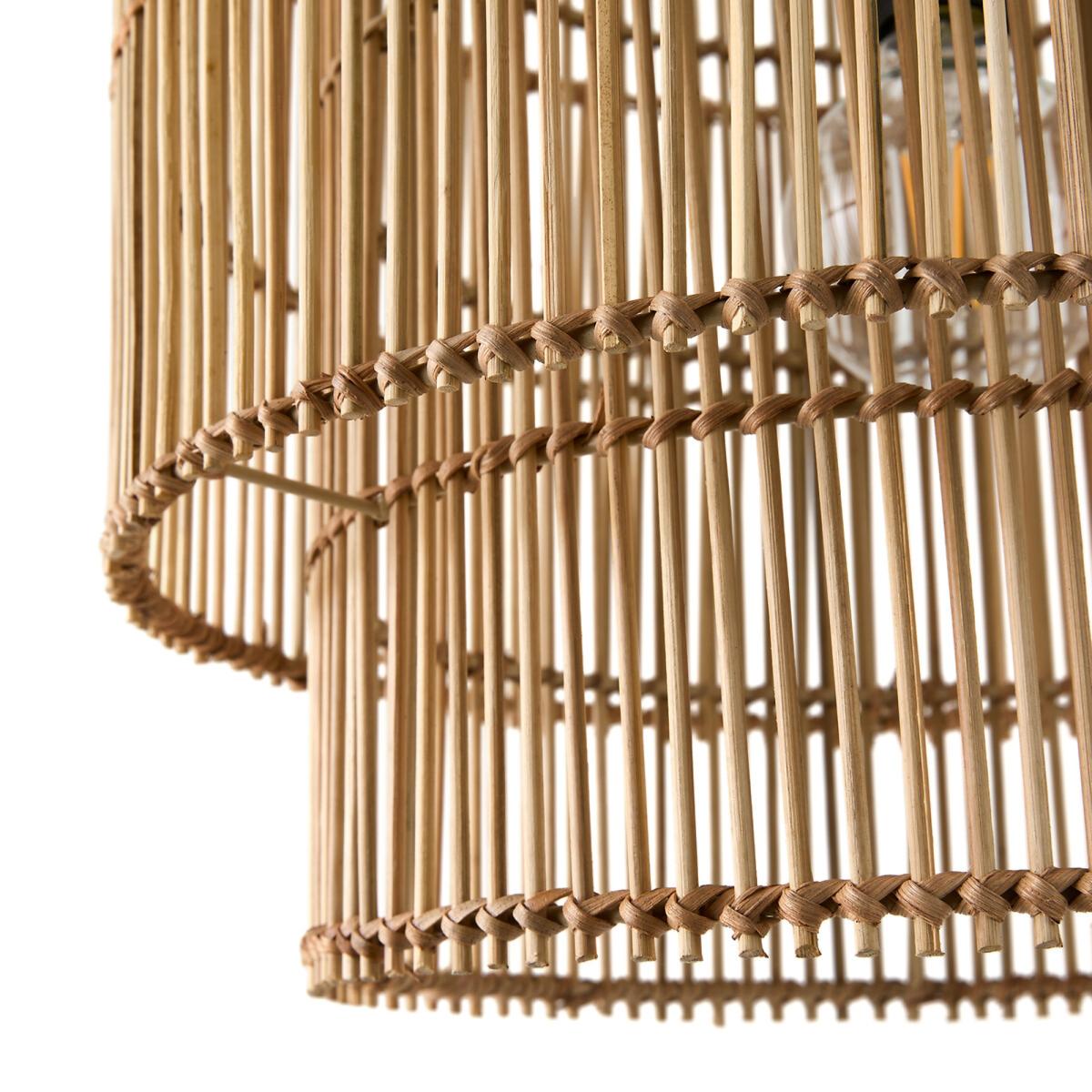 Haya 46cm Diameter Bamboo Ceiling Light Shade – image 3