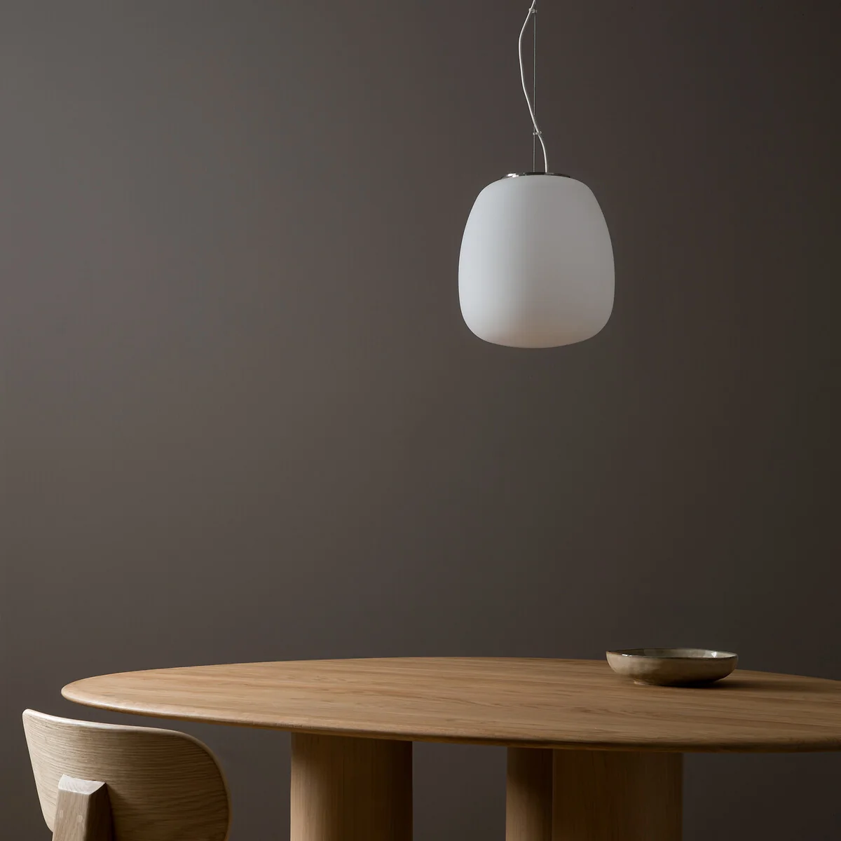 Raeyes Oblong Shape Frosted Glass Ceiling Light – image 3
