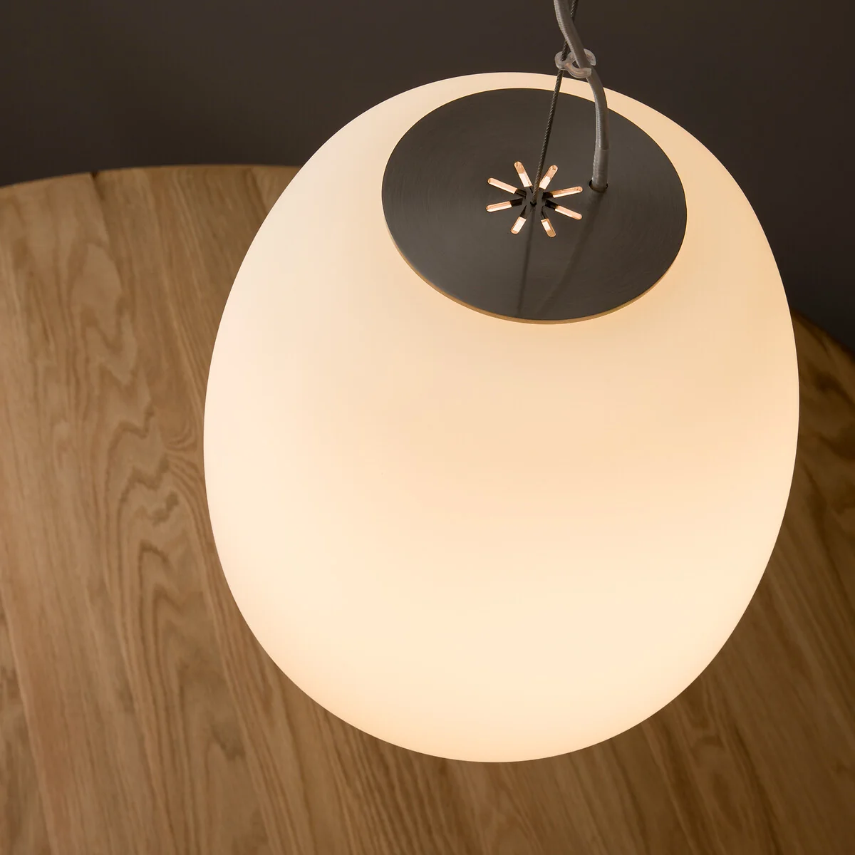 Raeyes Oblong Shape Frosted Glass Ceiling Light – image 5