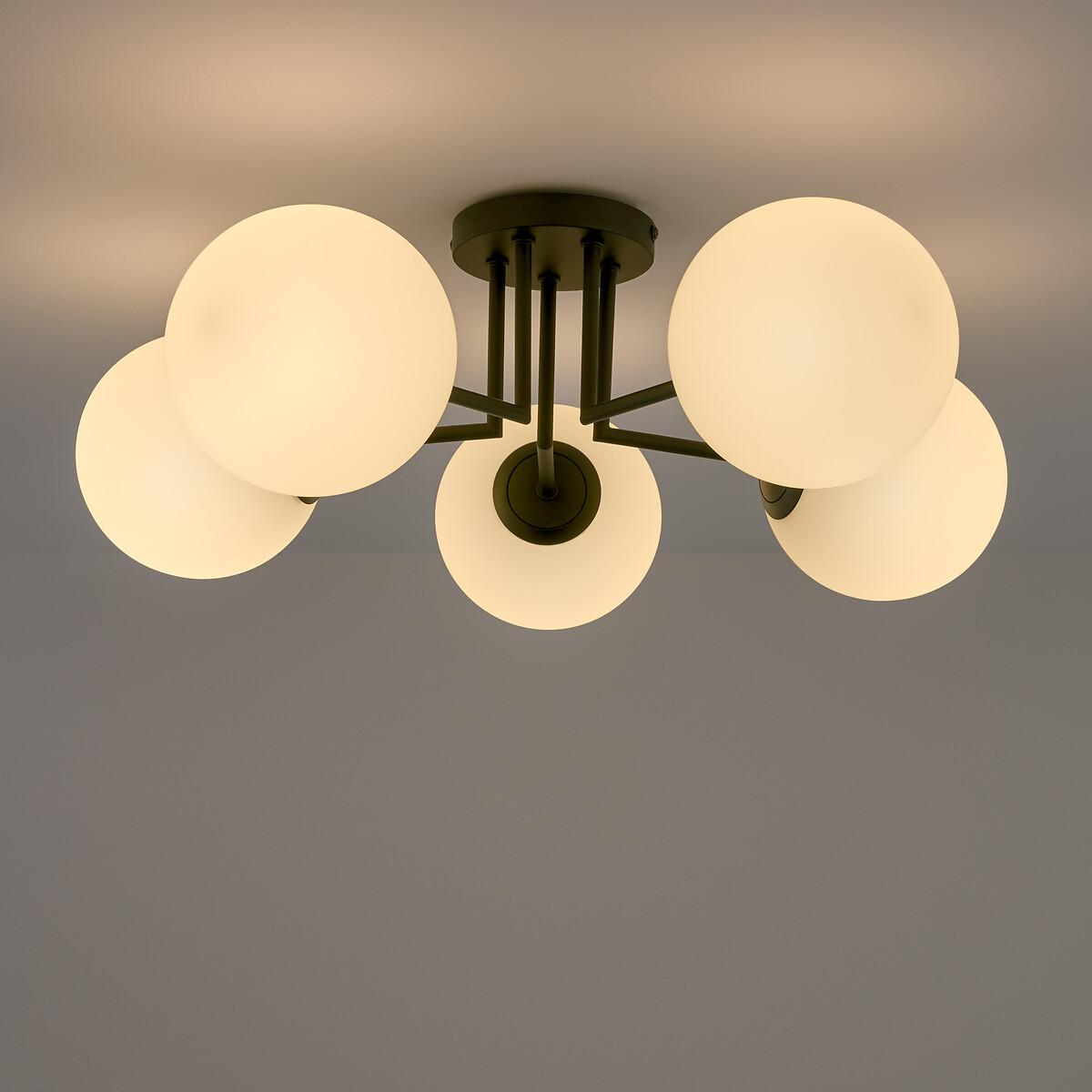 Atea Metal & Opaline Glass Ceiling Light – image 2