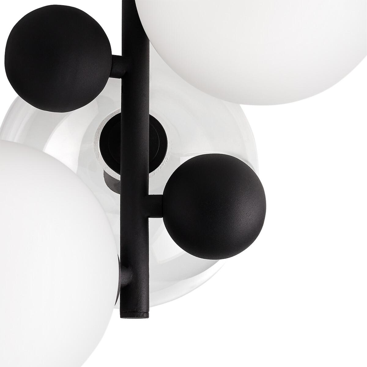 Bullesco Glass and Metal Ceiling Lamp – image 3