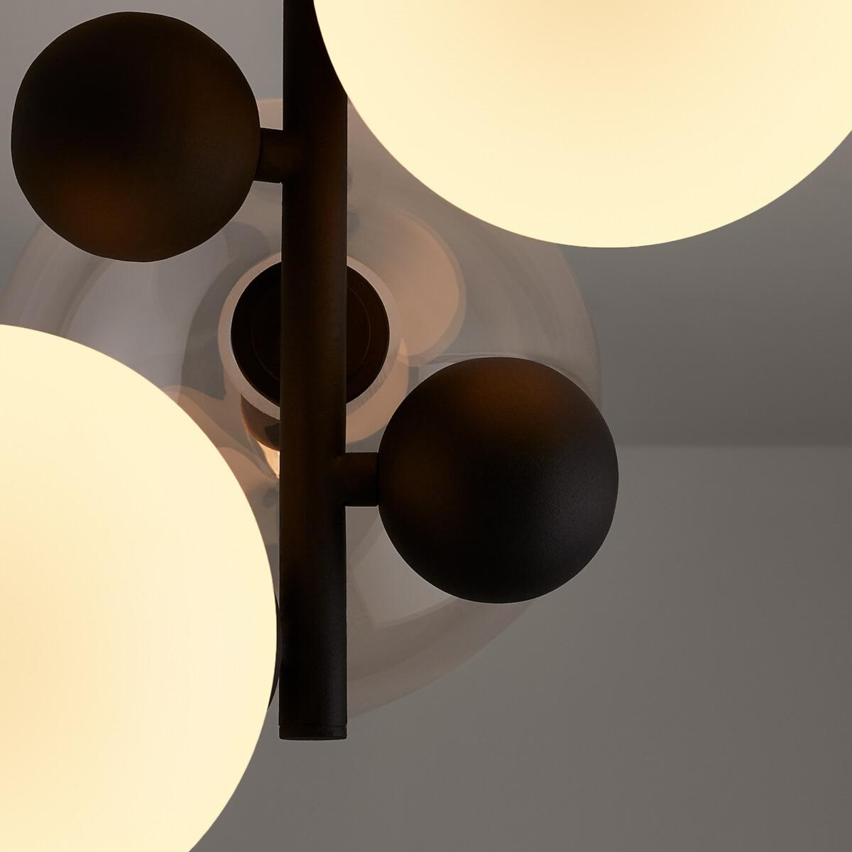 Bullesco Glass and Metal Ceiling Lamp – image 5