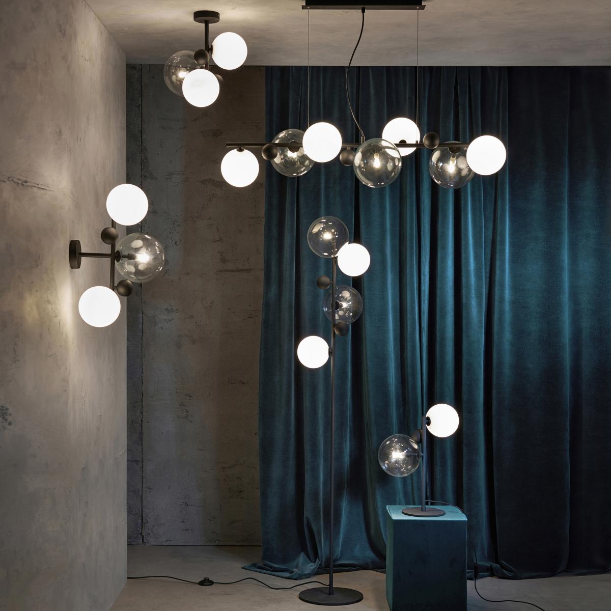 Bullesco Glass and Metal Ceiling Lamp – image 8