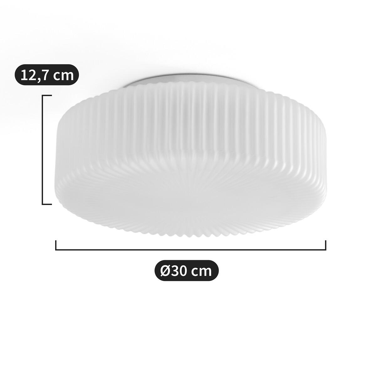 Phéradé Opaline Streaked Glass Ceiling Light – image 4