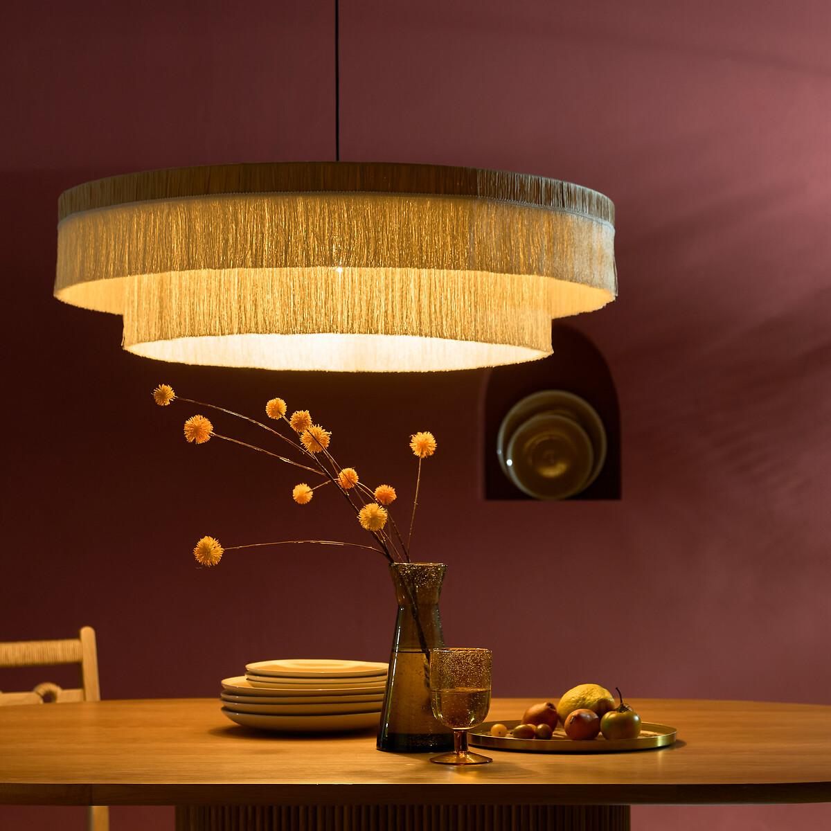 Kavi 86cm Diameter Fringed Raffia Ceiling Light – image 6