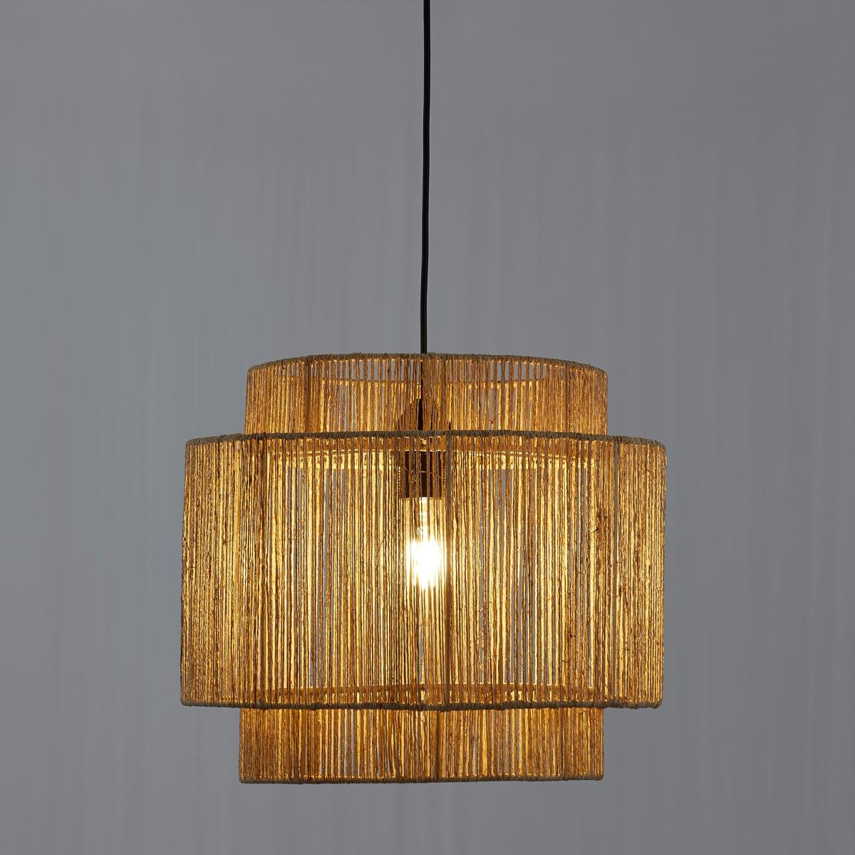 Yaku Double Layer Hemp Ceiling Light – image 2