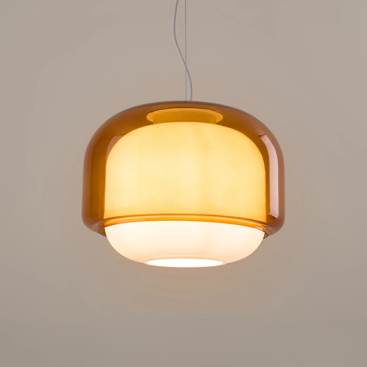 Kinoko Ceiling Light in Coloured Glass Ø30.5cm – image 3