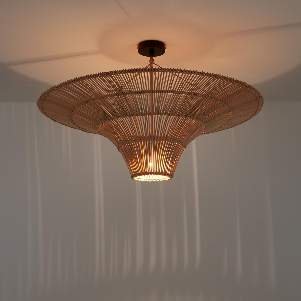 Junita 80cm Diameter Rattan Ceiling Light – image 2