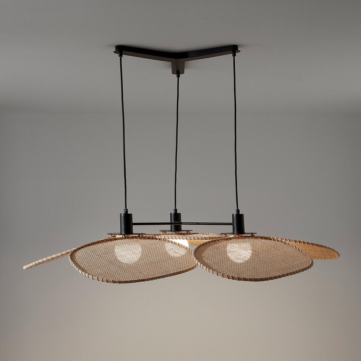 Canopée Large Rattan Ceiling Light by E. Gallina. – image 2