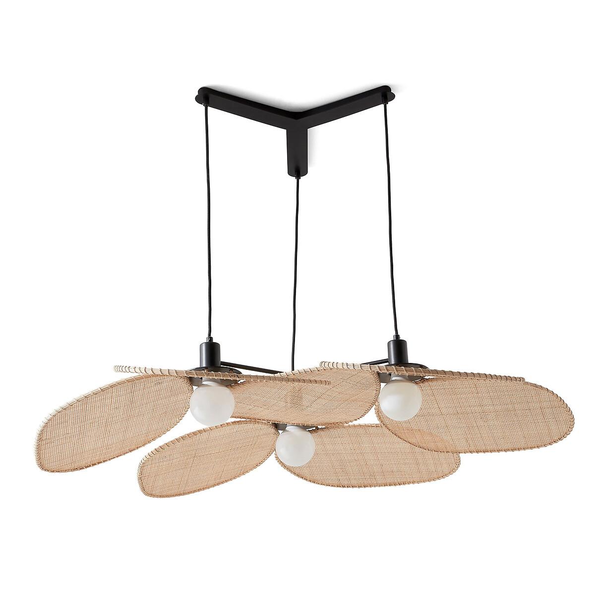 Canopée Large Rattan Ceiling Light by E. Gallina. – image 3