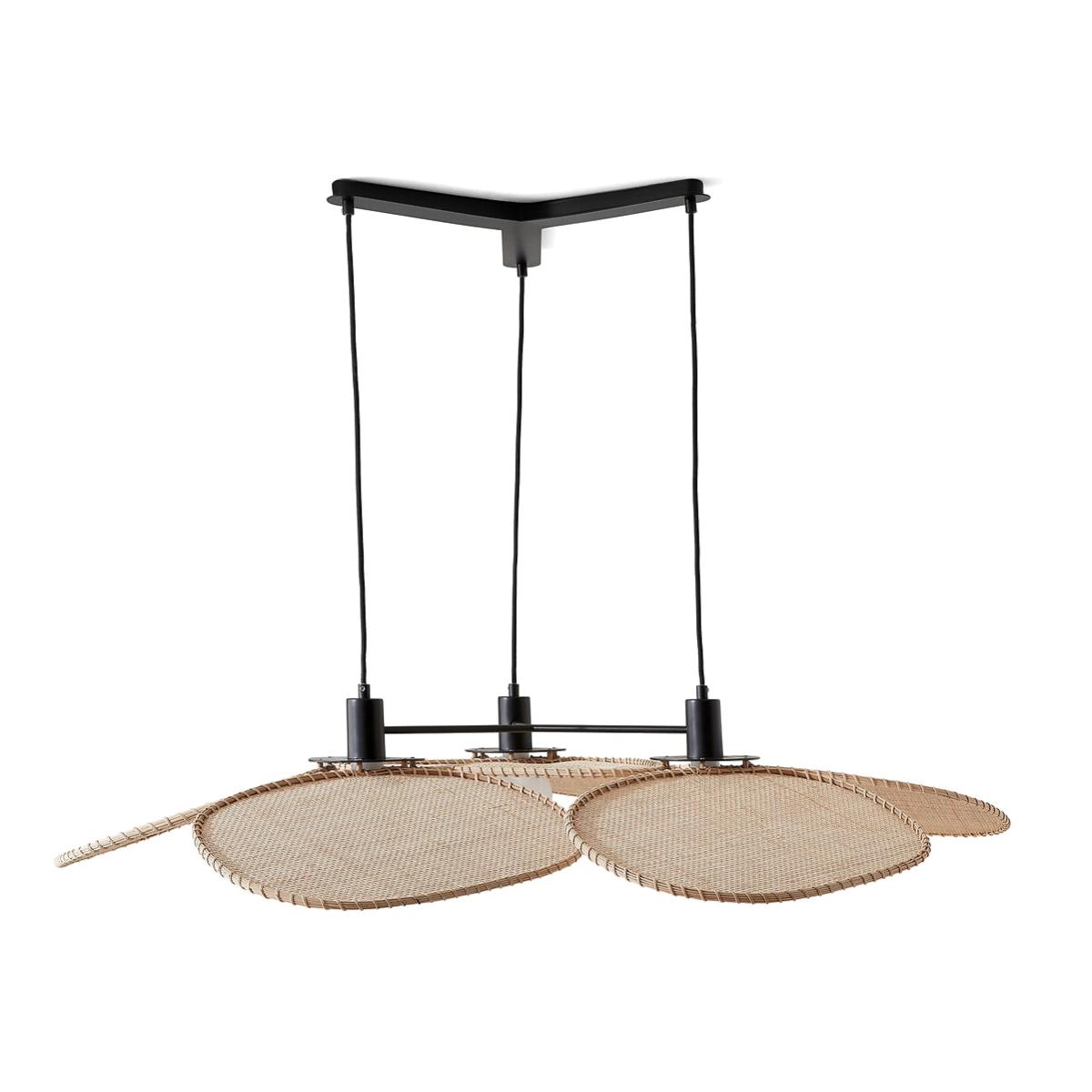Canopée Large Rattan Ceiling Light by E. Gallina. – image 1