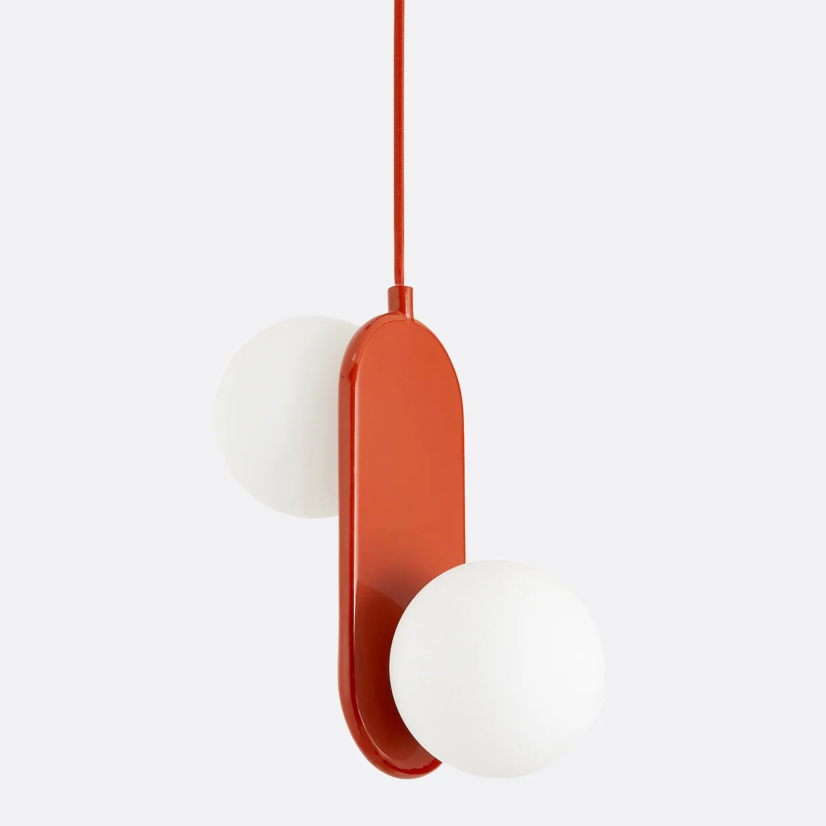 Soleo Metal & Opaline Double Ceiling Light – image 3