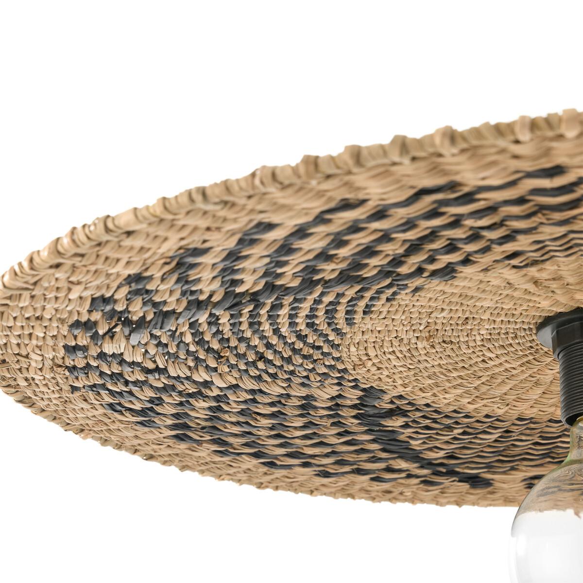 Rozeta 50cm Diameter Woven Straw Ceiling Light – image 3