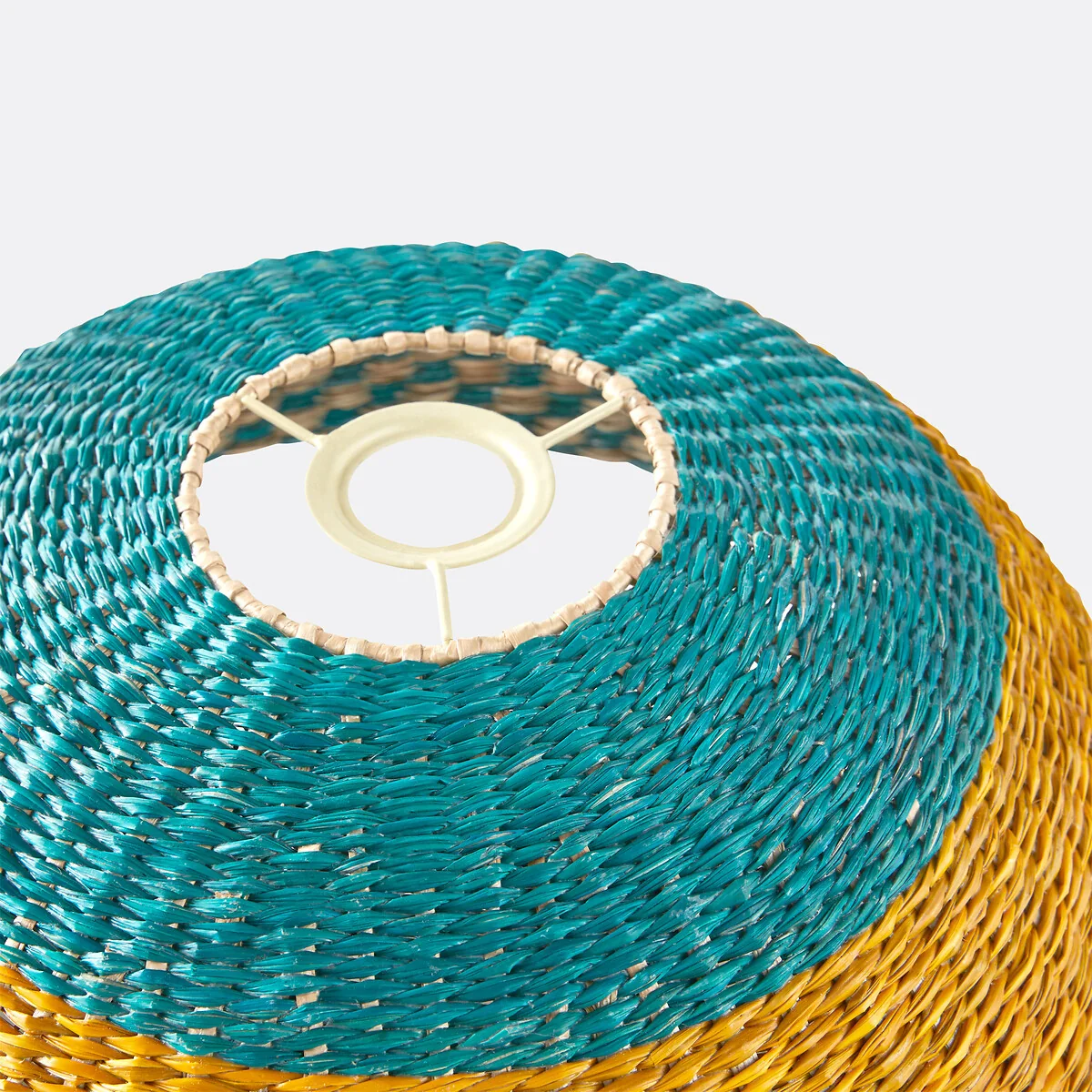 Hilo Colourful Woven Straw 44cm Diameter Ceiling Light Shade – image 5